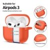 Etui silikonowe TECH-PROTECT SILICONE HOOK APPLE AIRPODS 3 NEON ORANGE